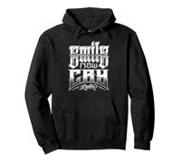 SMILE NOW CRY LATER Chicano Art Clown Masks Laugh Now Cholo Pullover Hoodie