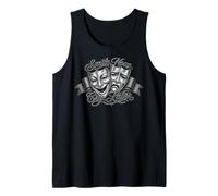 Smile Now CRY Later Chicano Art Tattoo Cholo Clown Chola Tank Top
