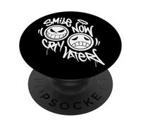 Smile Now Cry Later Graffiti PopSockets Adhesive PopGrip
