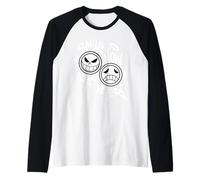 Smile Now Cry Later Graffiti Raglan Baseball Tee