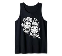 Smile Now Cry Later Graffiti Tank Top