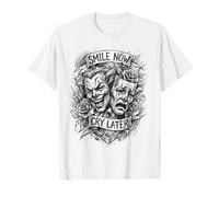 Smile Now Cry Later Theater Masks T-Shirt