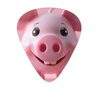Smile Pink Pig - Guitar Picks-12 Pack Includes Thin, Medium & Heavy Gauges, Best Gift for Guitar Lovers