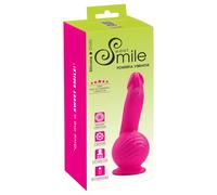SMILE Powerful - Rechargeable Dual-Motor Suction Cup Vibrator (Pink)