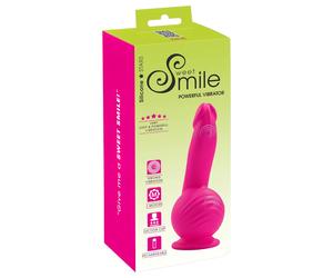 SMILE Powerful - Rechargeable Dual-Motor Suction Cup Vibrator (Pink)