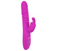 SMILE Rabbit - Rechargeable, Clitoral Arm Thrusting-Rotating Vibrator (Pink)