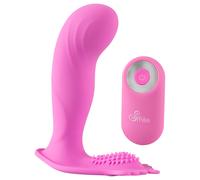 SMILE Rechargeable G-Spot Vibrator Panty with Remote Control (Pink)