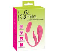 SMILE - Rechargeable Pink Vibrating Egg with Radio Control
