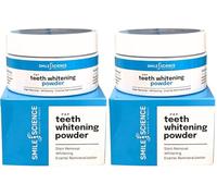 Smile Science Harley Street Pap Teeth Whitening Powder - Stain Removal - Enamel Remineralisation -Tooth Powder for Teeth Stain Removal - Whitening Toothpaste- 30g Jar (Pack of 2)