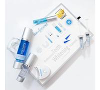 Smile Science Professional Teeth Whitening Kit for Sensitive Teeth | Enamel Safe LED Light Activated, Zero Pain, Award-Winning Complete System - Vegan Whitening Gel with Aftercare - Dentist Formulated