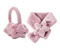 Smile Stars Kids Ear Warmers - Winter Ear Covers, Warm Earmuffs for Girls