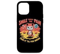 Smile Through The Pain Fake It Til You Break Case for iPhone 12/12 Pro