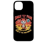Smile Through The Pain Fake It Til You Break Case for iPhone 14 Plus