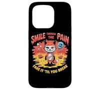 Smile Through The Pain Fake It Til You Break Case for iPhone 15 Pro
