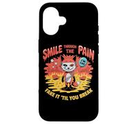 Smile Through The Pain Fake It Til You Break Case for iPhone 16