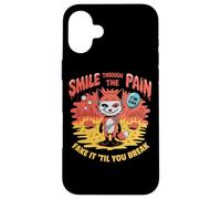 Smile Through The Pain Fake It Til You Break Case for iPhone 16 Plus