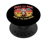 Smile Through The Pain Fake It Til You Break PopSockets Adhesive PopGrip