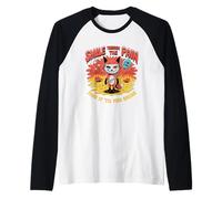 Smile Through The Pain Fake It Til You Break Raglan Baseball Tee