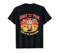 Smile Through The Pain Fake It Til You Break T-Shirt