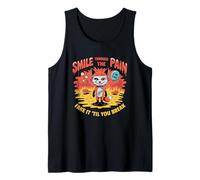Smile Through The Pain Fake It Til You Break Tank Top