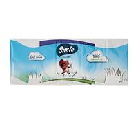 Smile - Tissue, 100% Pure Cellulose, 3 Ply- 1 Pack of 10 packets