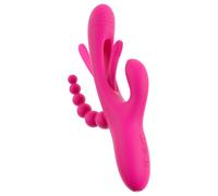 SMILE - Triple Action Tongue Vibrator (Pink)