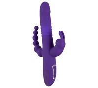 SMILE Triple - Rechargeable Triple-Arm Rotating Vibrator (Purple)