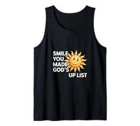 Smile You Made God's Wake Up List Faith Positivity |------ Tank Top