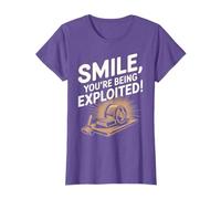 Smile You're Being Exploited Anti Capitalism T-Shirt