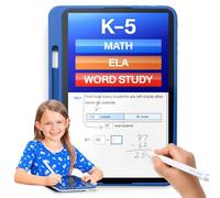 Smile Zemi dedicated learning tablet, Grade K-5, Math,ELA, Word Study, no internet browser, video games and ads, Subscription Required, 10.1" Display, High-performance digitizer pen, Flip Cover(Green)