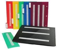 Smile4autism Small 7x9" tools Perfect to Keep Your Loose Visual Picture Cards Organized. Autism ABA, ADHD, Language & Apraxia Aspergers (5 Dividers+Book (Soft Strips))