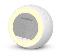 SMILEBOP White Noise Machine for Baby & Adults, Portable Sleep Sound Machine with 10-Color Night Light, 32 Soothing Sounds & 5 Timer for Nursery, Home Office Privacy and Travel