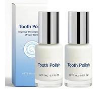 SmileFitPro Tooth Polish, 5ML Instant Whitening Tooth Paint, Formula Gentle & Safe, Sensitive Teeth Brightener, Instant Clean Smile, Teeth Stain Remover, Portable and Long-Lasting (2pcs)