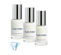 SmileFitPro Tooth Polish, Cosmetic Teeth Whitening Liquid, Brush-On Polish for Instant White Smile, Quick-Dry Formula Gentle & Safe, Sensitive Teeth Brightener, Portable 5mL (3PCS)