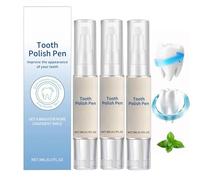 SmileFitPro Tooth Polish Pen, SmileFitPro Tooth Paint Pen, Teeth Stain Remover, Stain Remover for Teeth, Teeth Polishing Cleaning Stain Removal, Gentle and Safe Formula, Portable and Easy to Use (3PC)