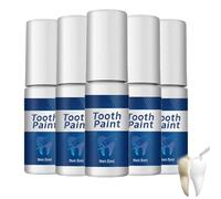 SmileFitPro Tooth Polish, SmileFitPro Tooth Paint, Teeth Whitening Paint, Gentle and Safe Formula, Instant White Teeth, Teeth Stain Remover, Removes Years of Coffee, Tea and Ageing Stains (5PC)