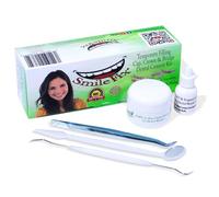 SmileFix Filler, Cap, Crown and Bridge Tooth Repair Kit - Robust Zinc Oxide and Ogenol Oil Cement - Temporary Teeth Correction - Glue for Crowns and Bridges - Teeth Repair - Smile Confidently