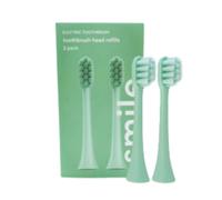 Smilekit® Sonic Toothbrush Heads | Electric Toothbrush Heads | NOT HISMILE | Extra Soft Bristles | 3 Colour Choices | Pack of 2 (Green, One Size)