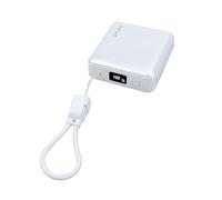 Smilelink mini battery powerbank 10000mAh PD22.5W Power Bank builtin USB C charging cable Fast Charging competible with iPhone17/ 16/15/14/13/12/11 Pro competible with all usbc devices