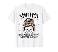 SMILEMA Like A Normal Grandma Only More Awesome Mother's Day T-Shirt