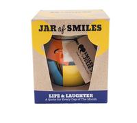 Smiles by Julie Life & Laughter Quotations in a Jar. Fun Messages, Best Wishes & Get Well Soon Gift. Cheer Up Friends Every Day of the Month. Inspire Happiness. Laugh at Life. Unique Gift Box