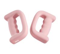 Smileshiney Dumbbells Set Of 2, D Grip Dumbbell Set - Strength Training Accessories for Training Workout Pilates Walking Exercise Beginner Senior Men Women