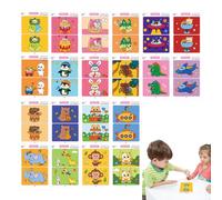 Smileshiney Kids Matching Game,Spot the Difference Cards | Finding Different Concentration Training Game for Children, Early Learning Product