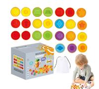 Smileshiney Matching Egg | Shape Sorter Color Recognition Toy,Smooth Fun Kids Brain Teaser for Easter Thanksgiving Children's Day Celebrations