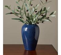 Smiletag Blue Vase for Home Decor, Minimalist Ceramic Vases, Large Vases for Living Room Decor,Big Blue Vase, Tall Vases for Table,Mantle,Shelf Decor