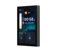 Smilewolf NSPanel Pro Zigbee 3.0 Hubs Matter Gateway 120Tpye Smart Home Panel 120Tpye Smart Thermostat Power Consumption DIY Switch Module Compatible eWeLink Devices (Black)