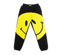 Smiley Black/Yellow Joggers Elastic Waist- male- MARKET- Sweatpants- Multicolor- L- Trousers L