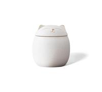 Smiley-Cat Pet Urn for Ashes, Dog Urn, A Heartfelt Tribute to Your Beloved Pet, Cat urns for Ashes, Pet Ashes urn, Urn for cat Ashes, and Cat urn Collection, White