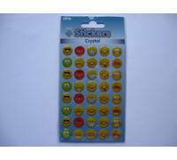 SMILEY FACE CRYSTAL STICKERS