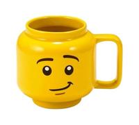 Smiley Face Mug Yellow Ceramic Funny Emoji Cup for Kids Adults Hot Chocolate Tea 330ml